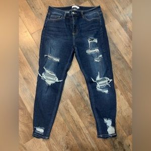 Distressed Cello jeans size 30
